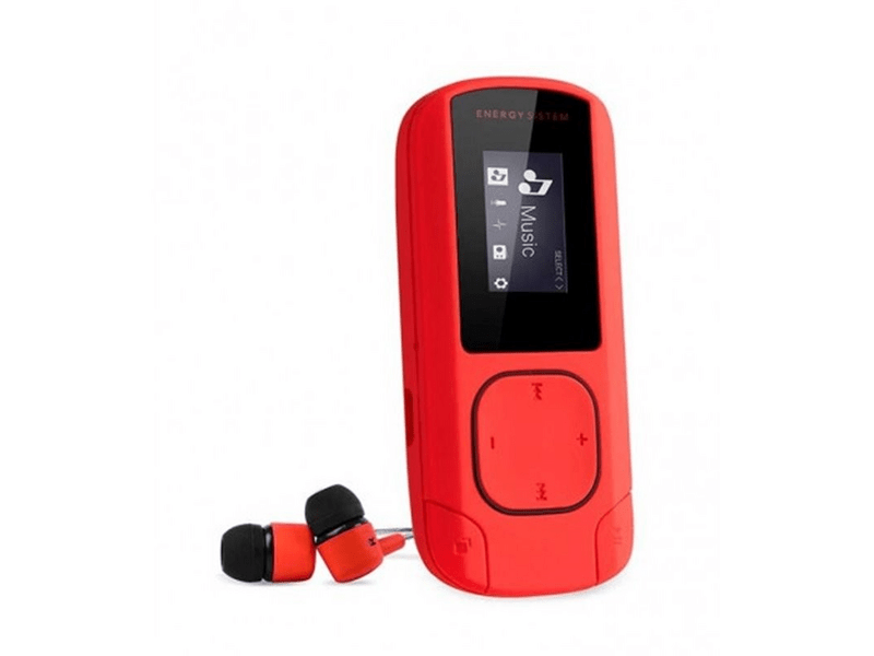 Energy Sistem mp3 zenelejátszó, piros 426485