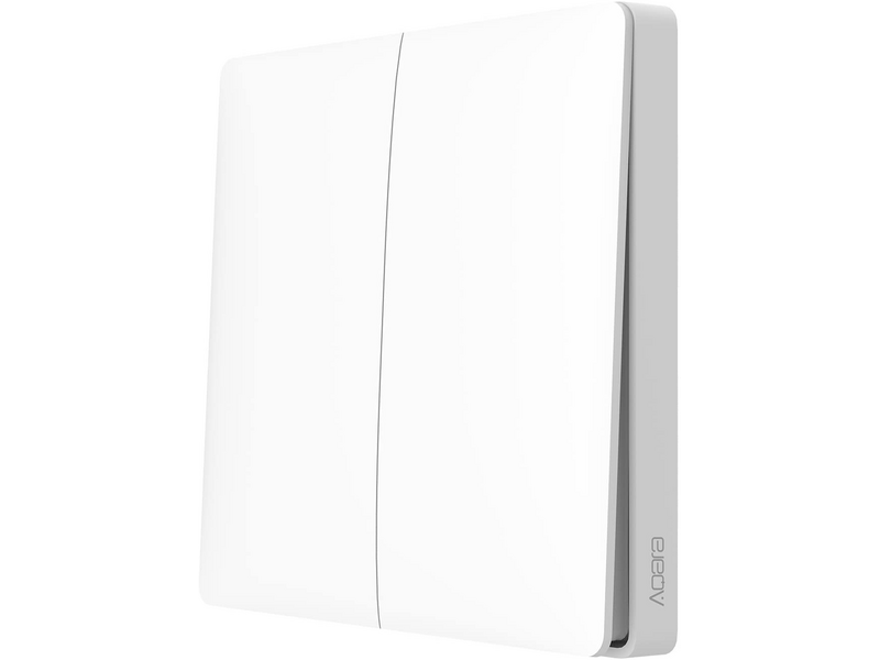 Aqara H1 pametni zidni prekidač, bez nule, dvostruki (WS-EUK02)