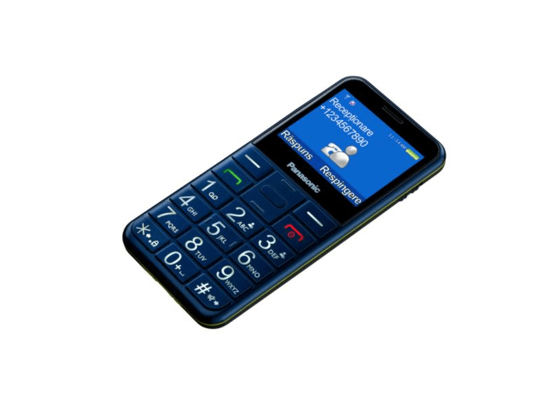 Panasonic KX-TU150EXC mobilni telefon, neovisan o kartici plavi