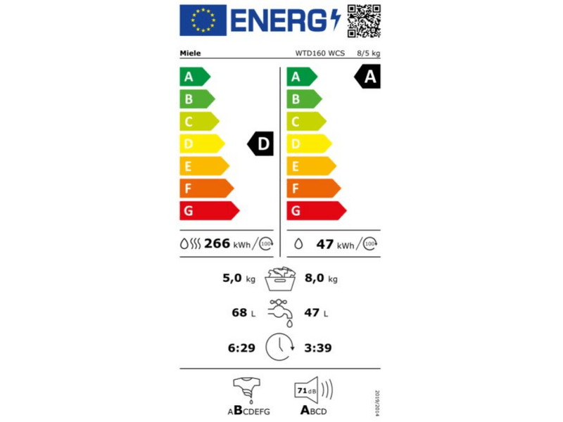 Miele WTD160 WCS Mosó-szárítógép
