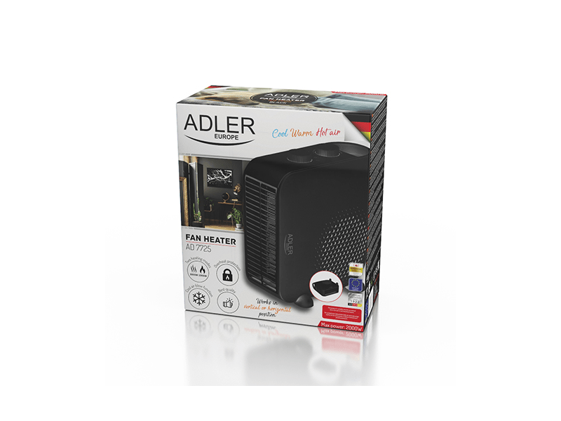 Adler AD 7725b Ventilátoros hűtő/fűtő készülék