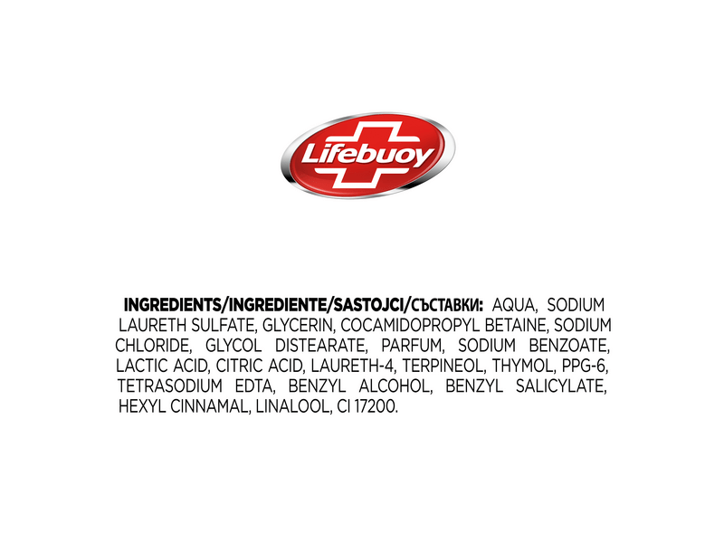 Lifebuoy Total folyékony szappan antibakteriális összetevőkkel, 250 ml