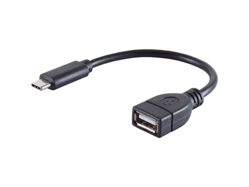 VIVA 13-20015 USB-C - USB-A OTG Adapter, 12cm