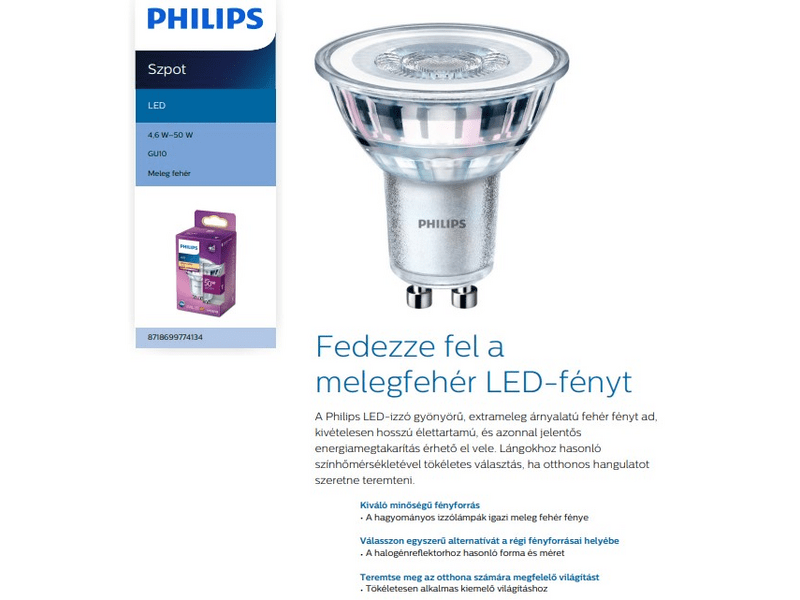 Philips 195986 LED izzó