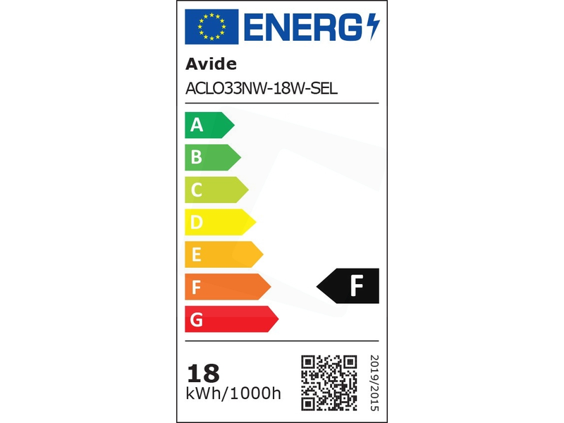 Avide ACLO33NW-18W-SEL Selene LED Mennyezeti Lámpa