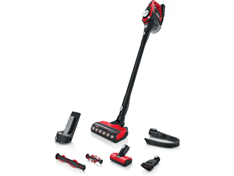 Bosch BBS8214PET Unlimited 8 vezeték nélküli kéziporszívó, vörös