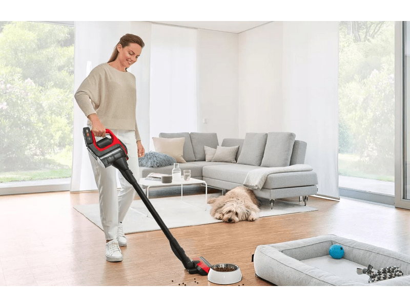 Bosch BBS8214PET Unlimited 8 vezeték nélküli kéziporszívó, vörös