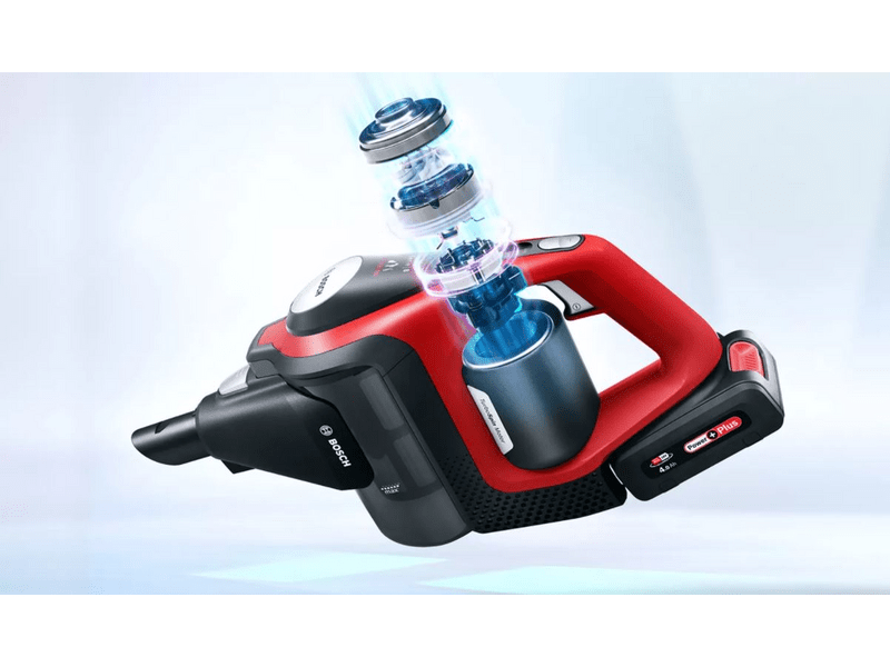 Bosch BBS8214PET Unlimited 8 vezeték nélküli kéziporszívó, vörös