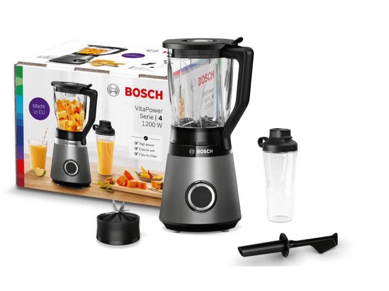Bosch MMB6174S VitaPower Blender s bocom za vodu 1200W, srebrna