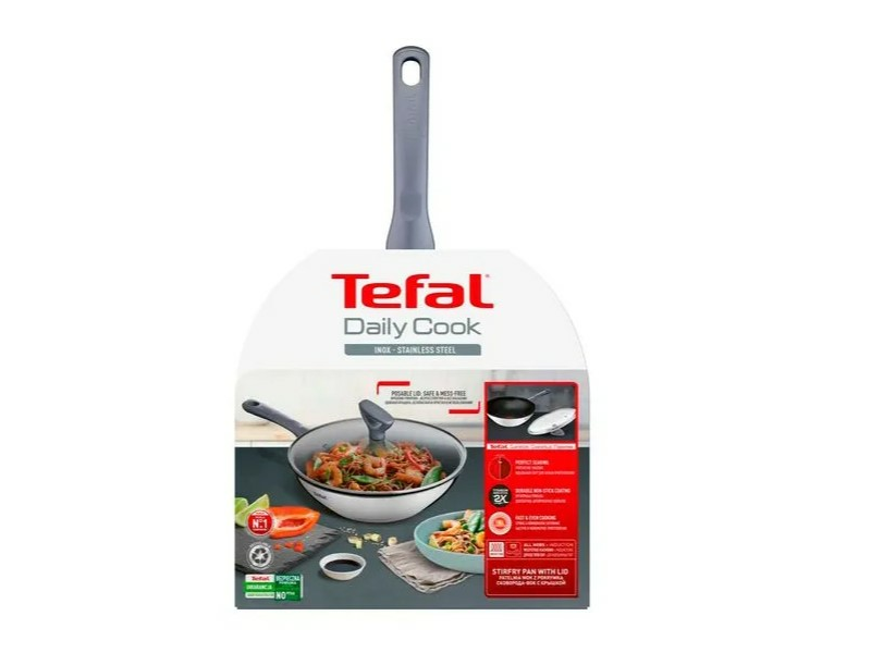 Tefal G7309955 Daily Cook wok serpenyő, 28 cm