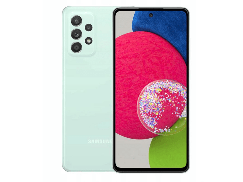 Samsung Galaxy A52s 5G Okostelefon, király menta