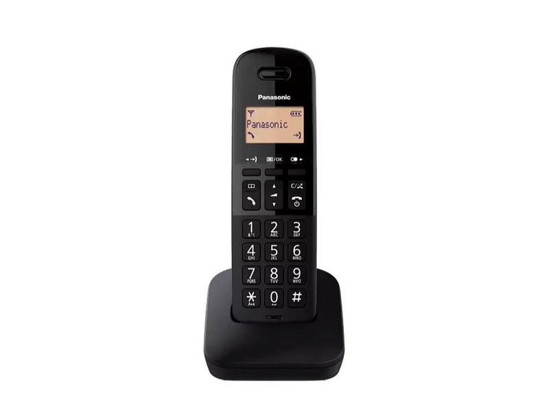 Bežični DECT telefon Panasonic KX-TGB610HGB, crni