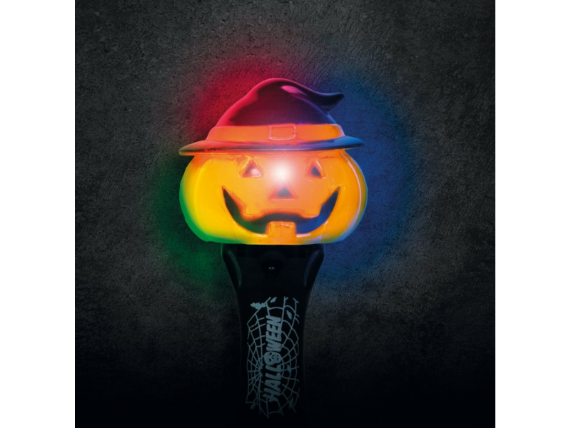 Halloween LED lámpa, tök, elemes (58113A)