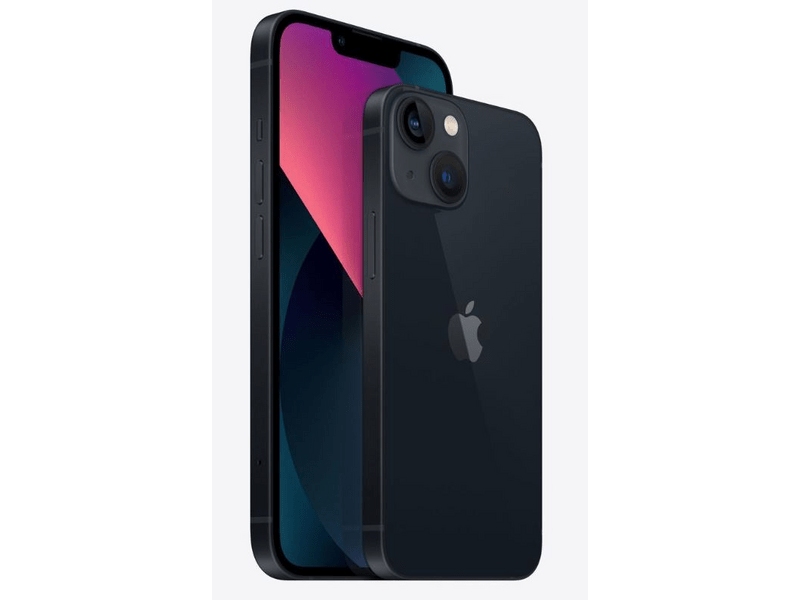 Apple iPhone 13 128GB Okostelefon, Éjfekete (MLPF3HU/A)