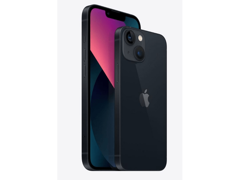 Apple iPhone 13 256GB Okostelefon, Éjfekete (MLQ63HU/A)