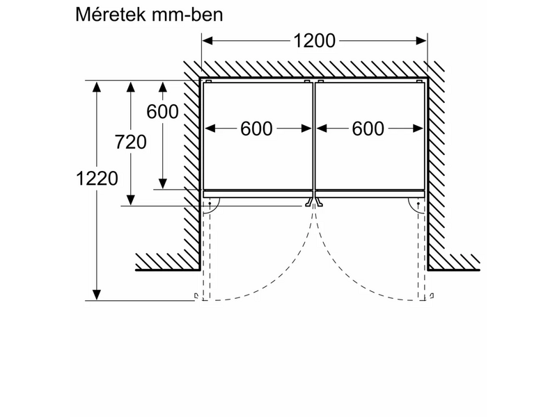 Bosch KGN39AIAU Alulfagyasztós kombinált hűtőszekrény