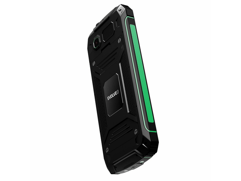Evolveo StrongPhone W4 Mobiltelefon, fekete/zöld