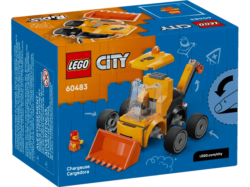LEGO® City Járgányok – Építőipari rakodó (60483)
