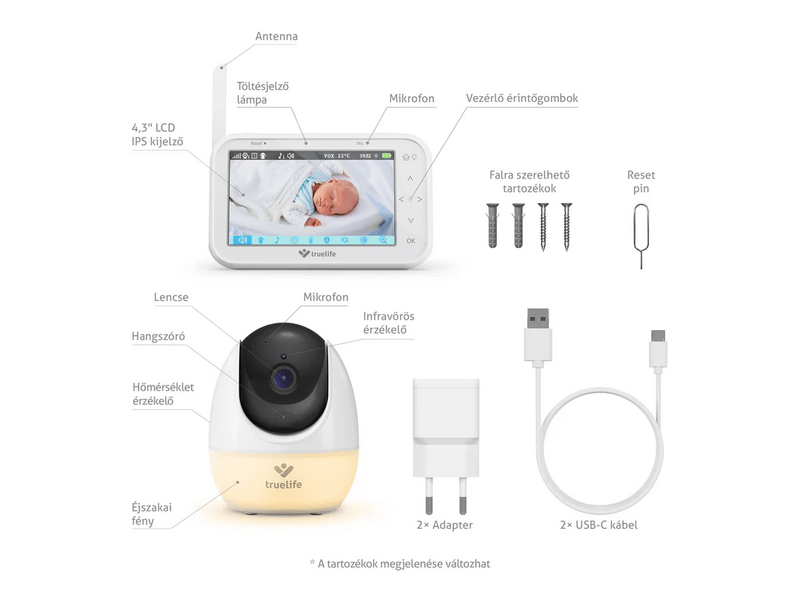 TrueLife NannyCam R4 Pro bébiőr