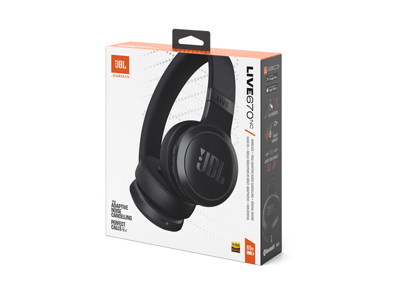 JBL Live 670NC bežične slušalice, crne (JBLLIVE670NCBLK)