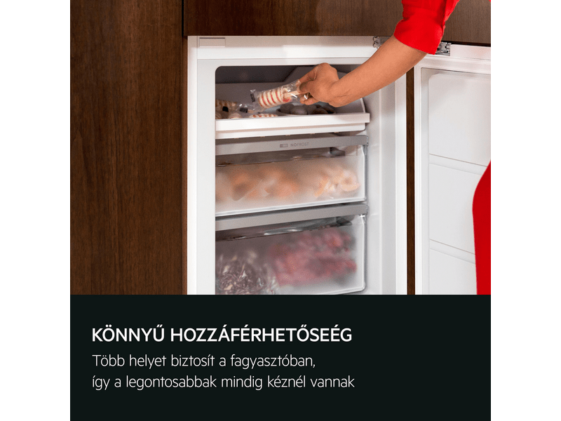 AEG TC7CS18GES Alulfagyasztós kombinált hűtő