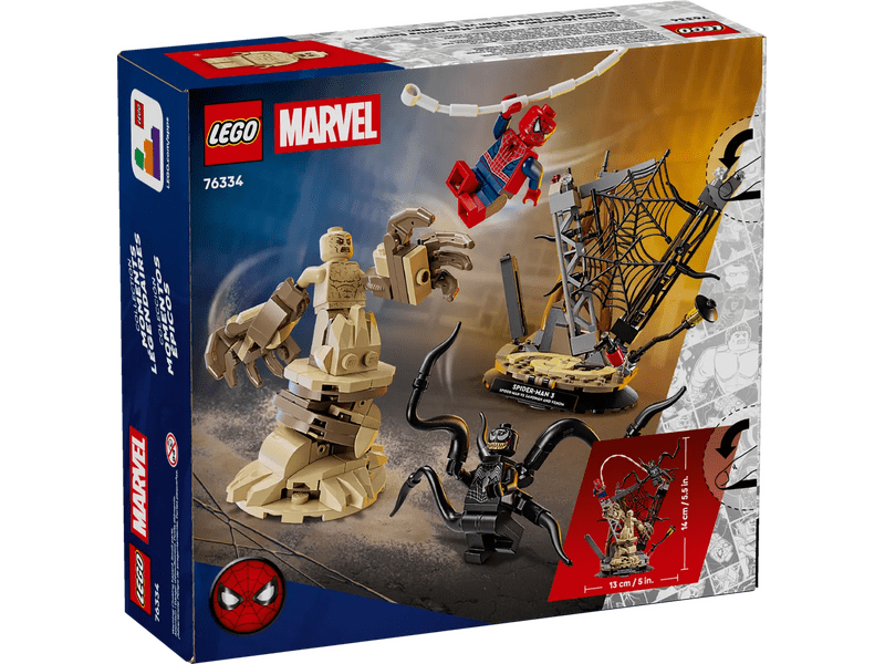 LEGO® Marvel Pókember és Homokember óriási csatája (76334)