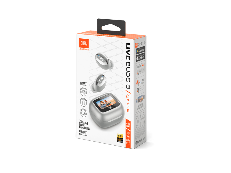 JBL Live Buds 3 TWS slušalice, srebrne