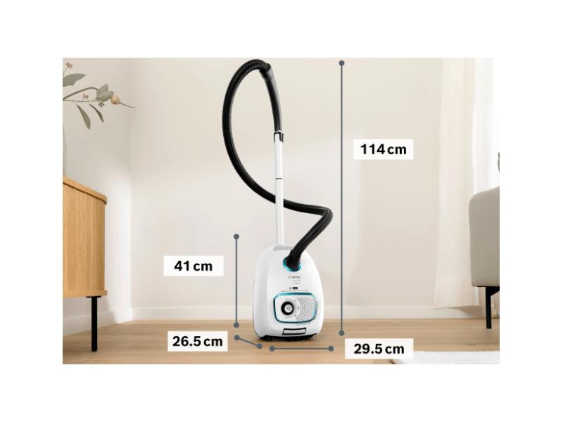 Bosch BGL41HYG0L Porzsákos porszívó, fehér