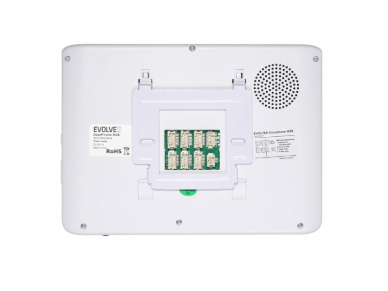 EVOLVEO DoorPhone IK06, videós kaputelefon szett memóriával és színes displayjel