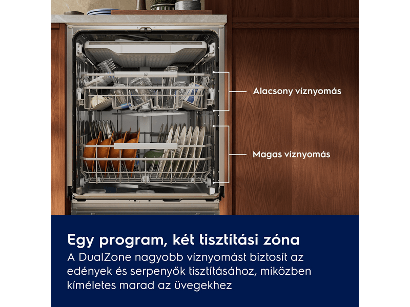 Electrolux E87LB200S Beépíthető mosogatógép