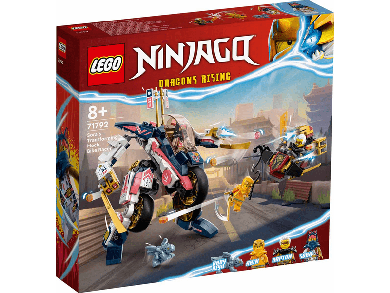LEGO® Ninjago Sora átalakítható robot versenymotorja (71792)