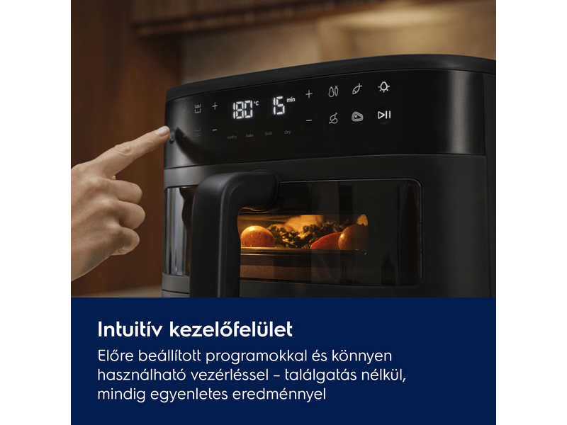 Electrolux EAFD11B 800 Dual Airfryer, fekete
