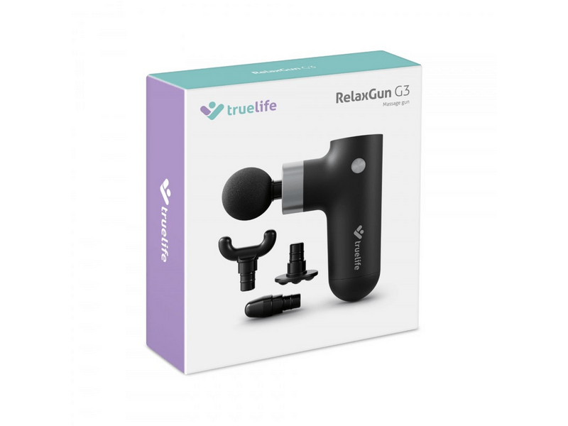 TrueLife RelaxGun G3 Masszázspisztoly, fekete