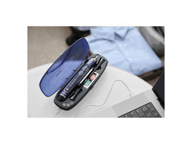 Sencor SOC 4210BL Szónikus fogkefe kék töltő pohárral