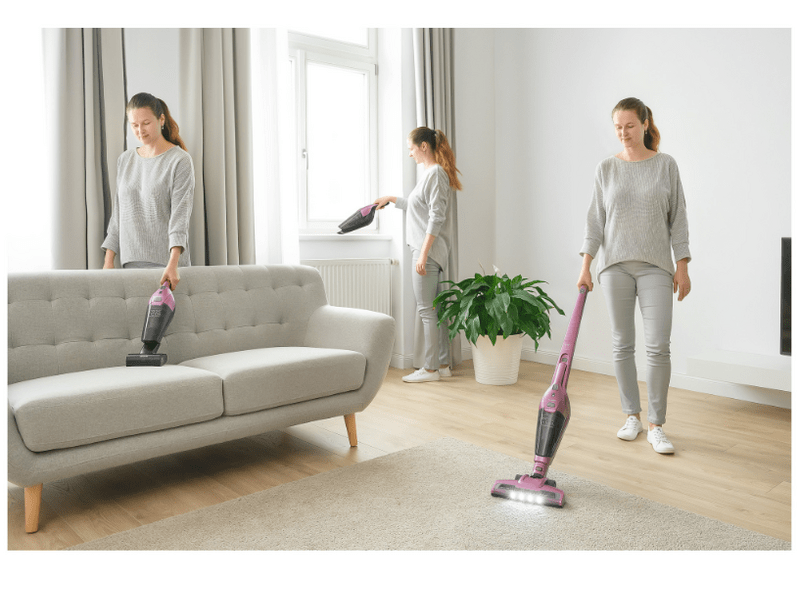 Sencor SVC 0604RD Vezeték nélküli kézi porszívó, piros