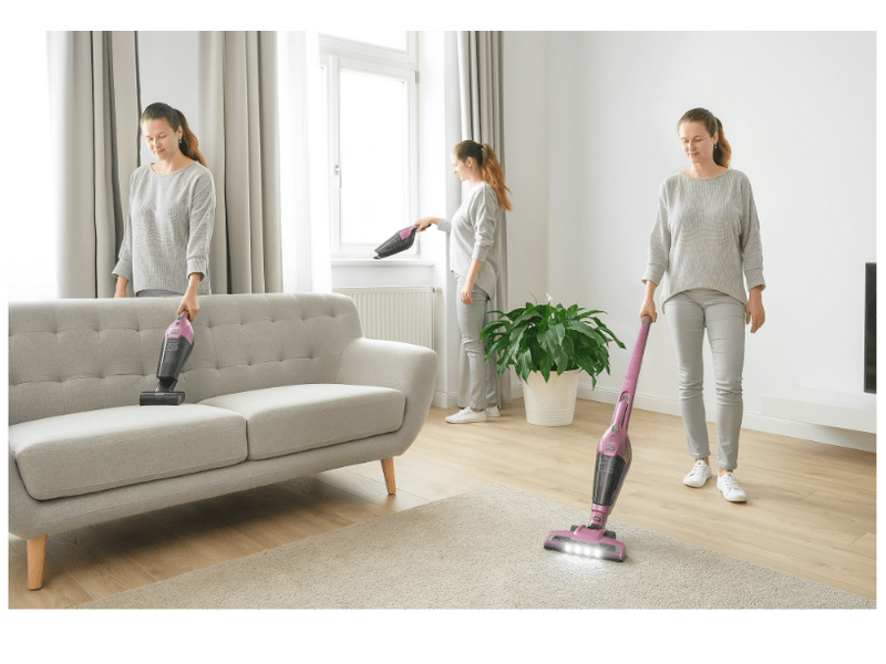 Sencor SVC 0604RD Vezeték nélküli kézi porszívó, piros