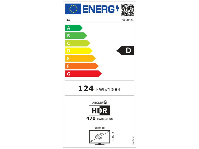 TCL 98C8K 98" QLED MiniLED UHD 4K TV