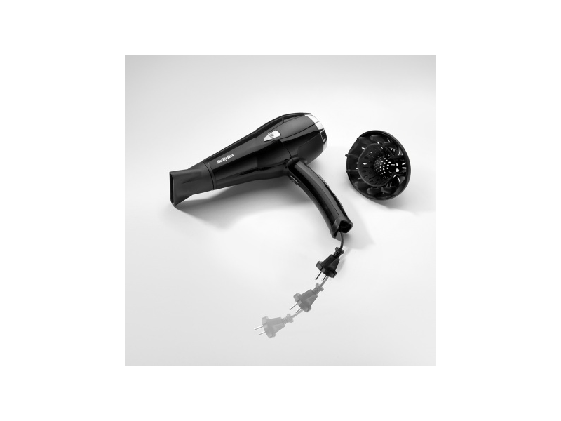 BaByliss D374DE Cordkeeper hajszárító, fekete