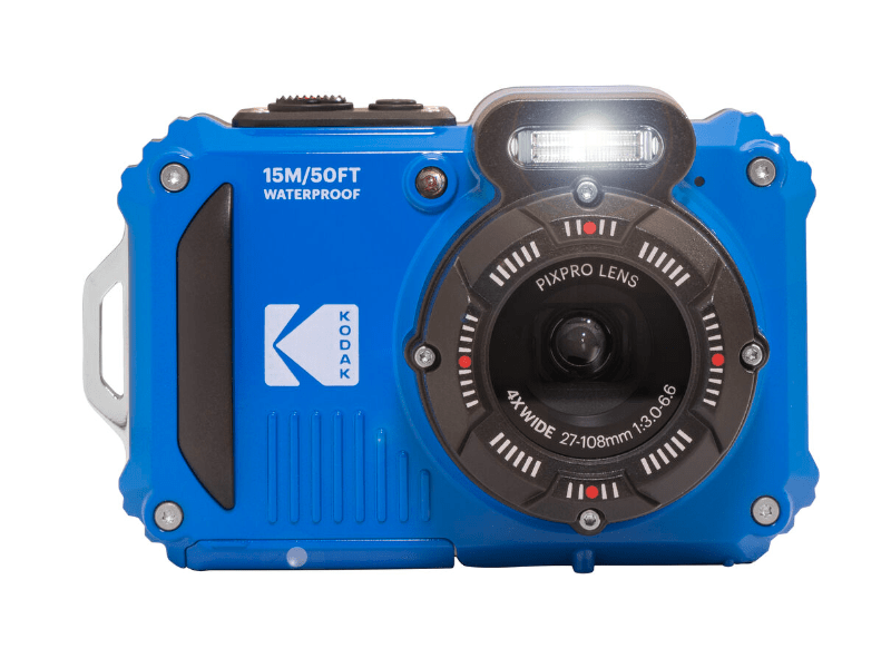 Kodak Pixpro WPZ2 vízálló, porálló, ütésálló digitális fényképezőgép, kék (KO-WPZ2-BL)