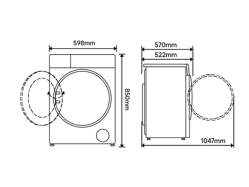 Xiaomi Mijia QMP4603EU Mosó-szárítógép