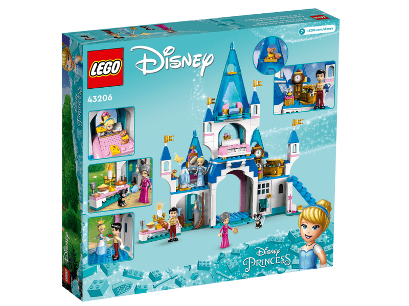 LEGO® Disney Princess™ Hamupipőke és Szőke herceg kastélya (43206)