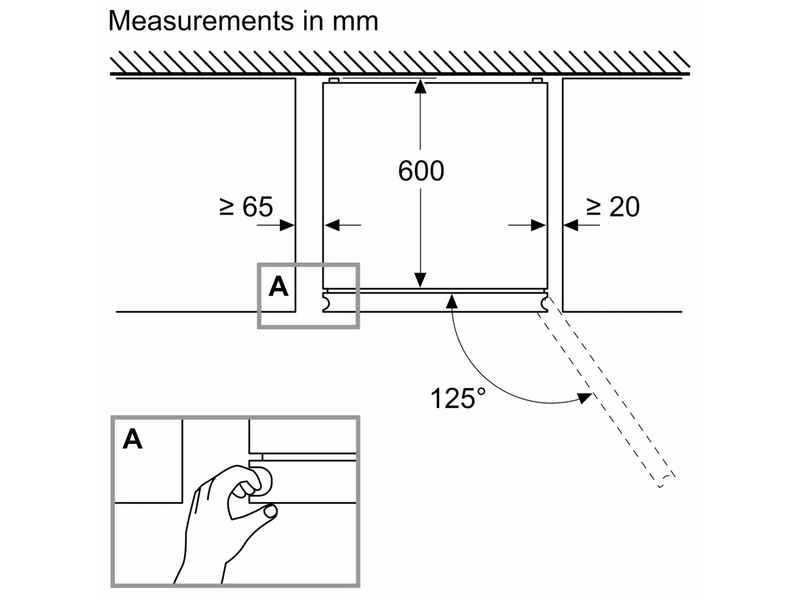 Bosch KGN492IAF Alulfafyasztós kombinált hűtőszekrény