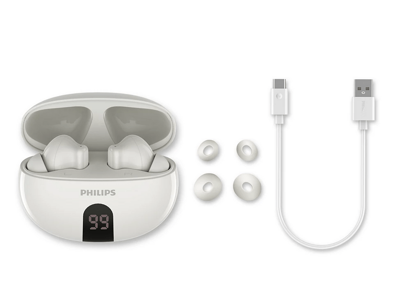 Philips TAT2520WT/00 vezeték nélküli fülhallgató, fehér