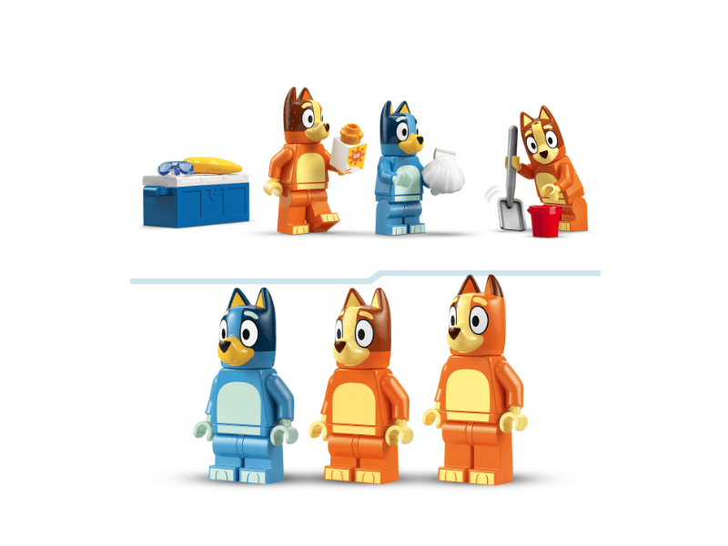 LEGO® Bluey: Bluey i njezina obitelj idu na plažu (11202)