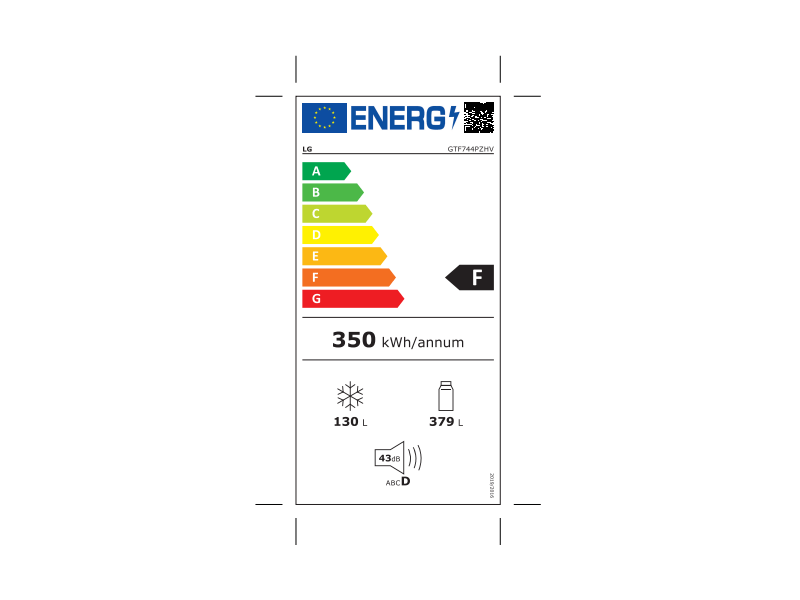 LG GTF744PZHV Felülfagyasztós hűtőszekrény, inox