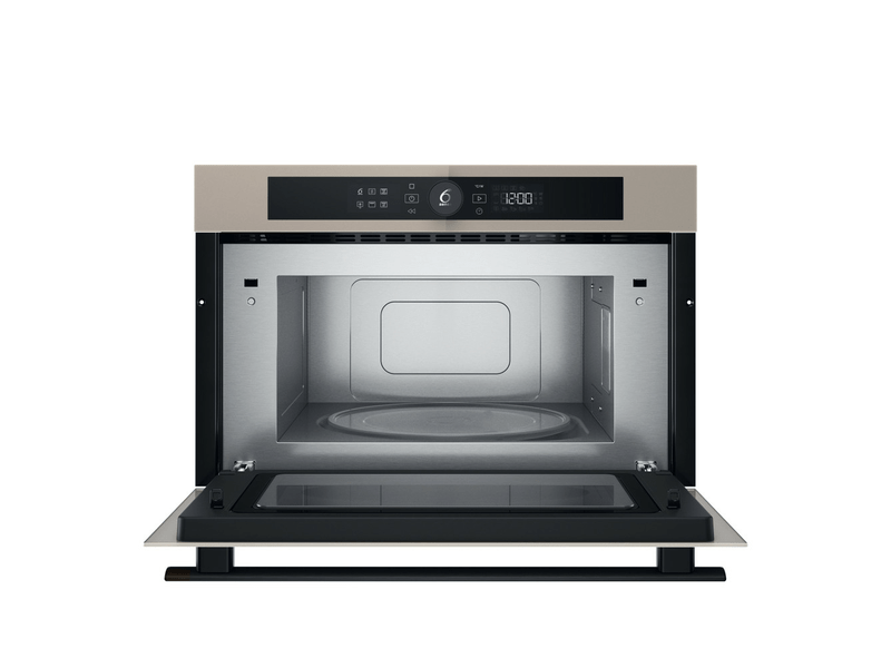 Whirlpool WOI4S8CM1SEA Beépíthető sütő, szatén + Whirlpool WMD44ME Beépíthető mikrohullámú sütő