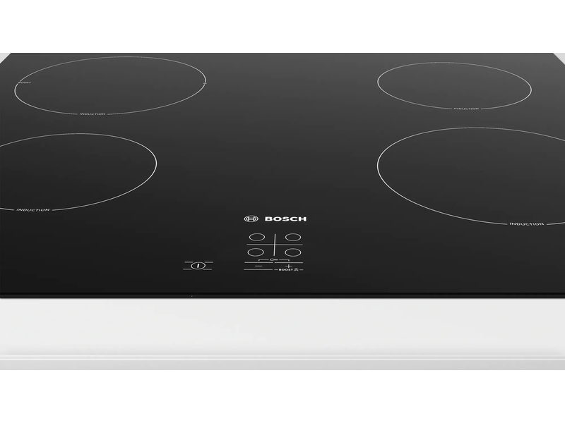 Bosch HQA272BB3 Beépíthető sütő+Bosch PUG61RAA5E Beépíthető indukciós főzőlap+Bosch DWK65DK60 Falra szerelhető páraelszívó