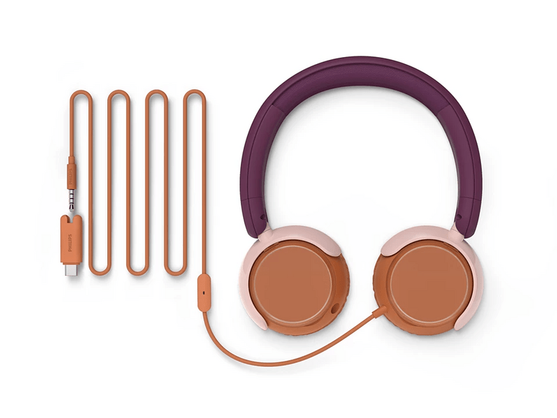 Philips TAK2000MP/00 Fejhallgató gyerekeknek, bíborlila