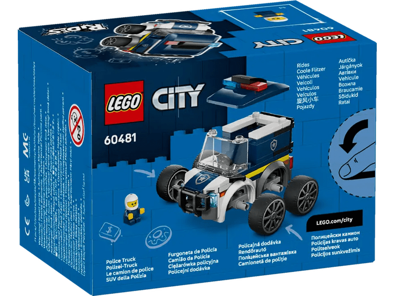LEGO® City Járgányok – Rendőrségi teherautó (60481)