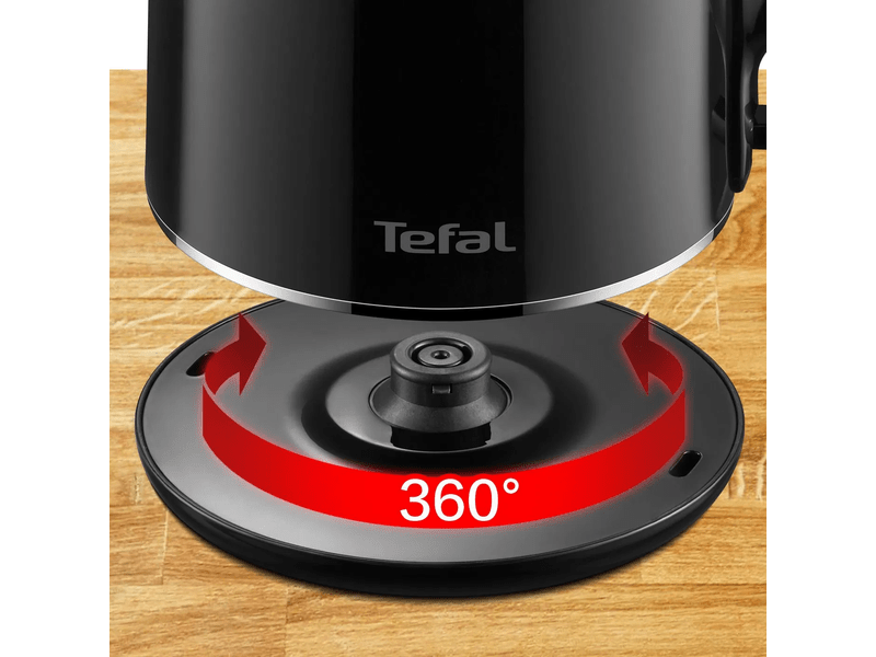 Thermo Protect vízforraló, fekete, 1.9L